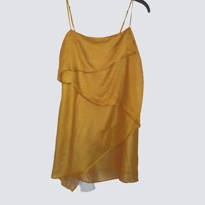 Gorgeous BCBG Maxrazria Runway Series "Andie" cocktail dress in hazel yellow M